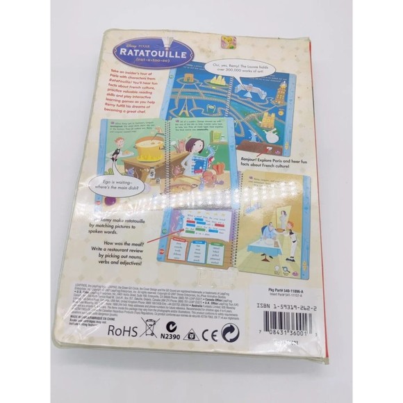 Leap Frog LeapPad Learning System Disney PIxar Ratatouille K-1st Book  Cartridge - Picture 4 of 16